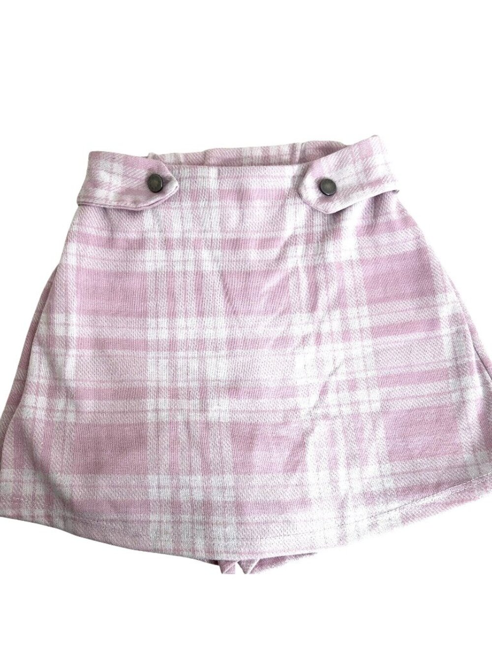 Livi Olivia Rae Plaid Pink & White Skort XS